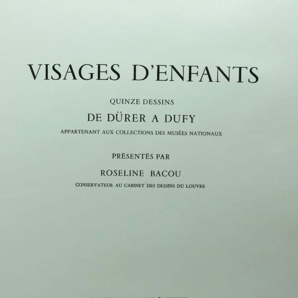 15 Visages DEnfants De Dürer À Dufy Paris 1968 Daniel Jacomet #6/750 - Picture 2 of 11